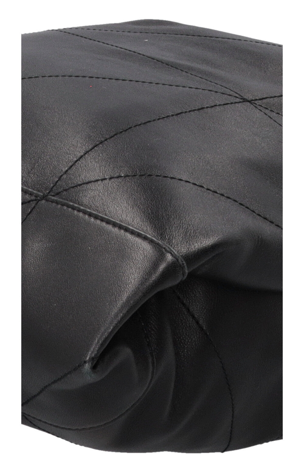 SAINT LAURENT Jamie Quilted Shoulder Tote Bag Leather Black