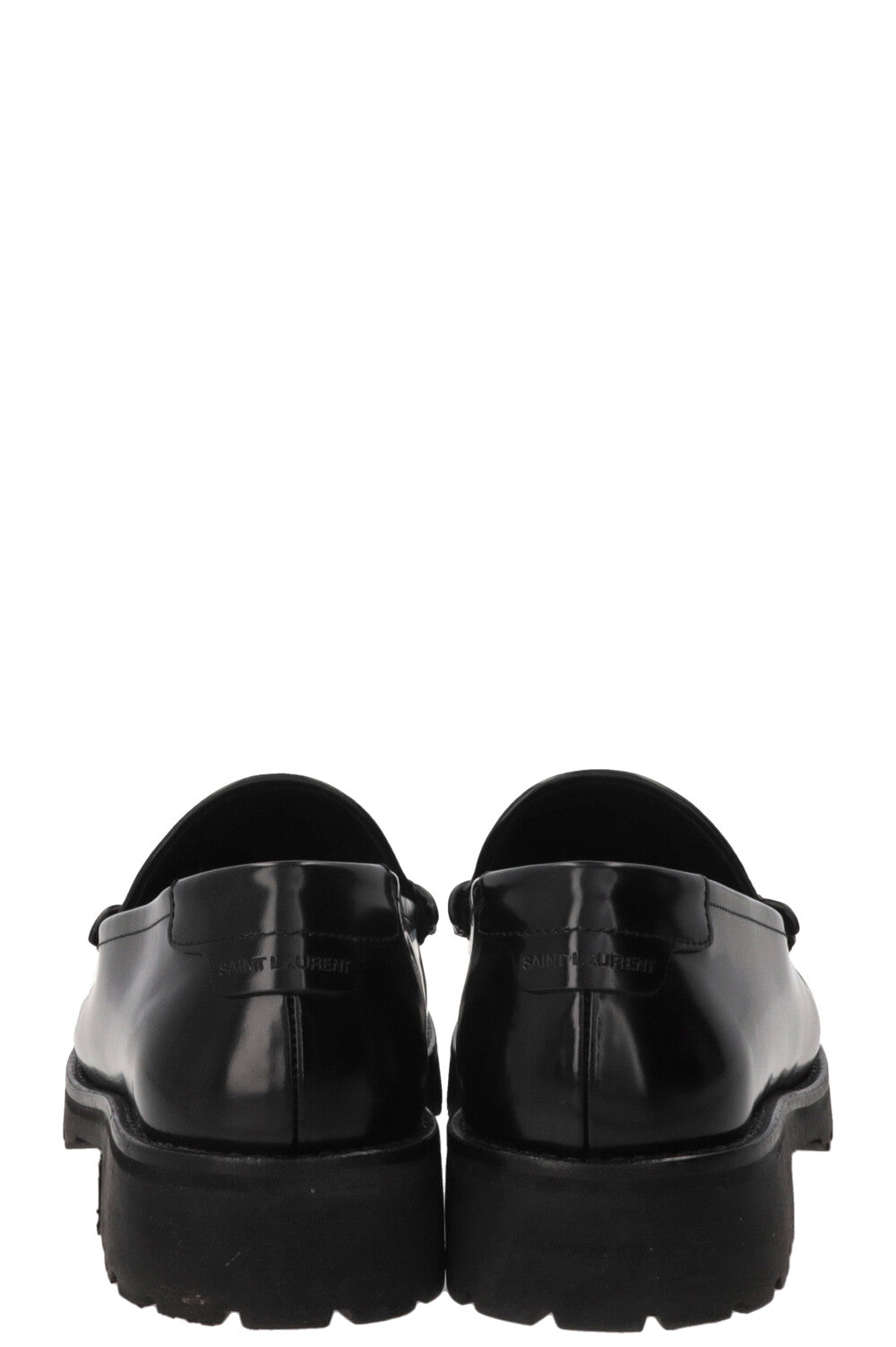 SAINT LAURENT Le Mocassin Cuir Noir