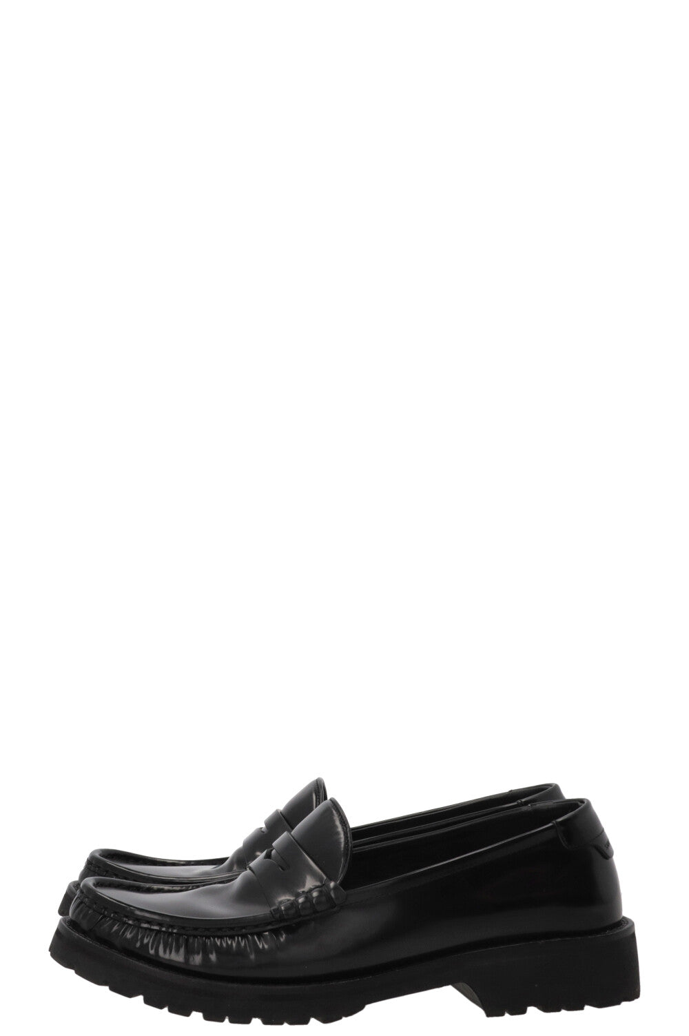 SAINT LAURENT Le Mocassin Cuir Noir