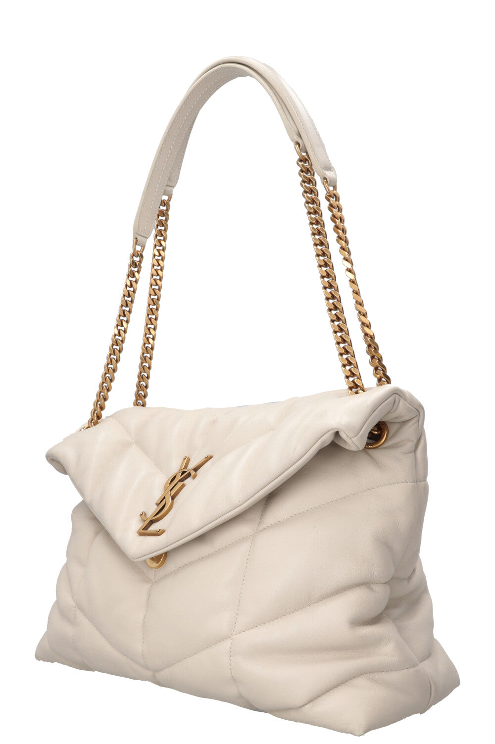 SAINT LAURENT Sac Loulou Ivoire