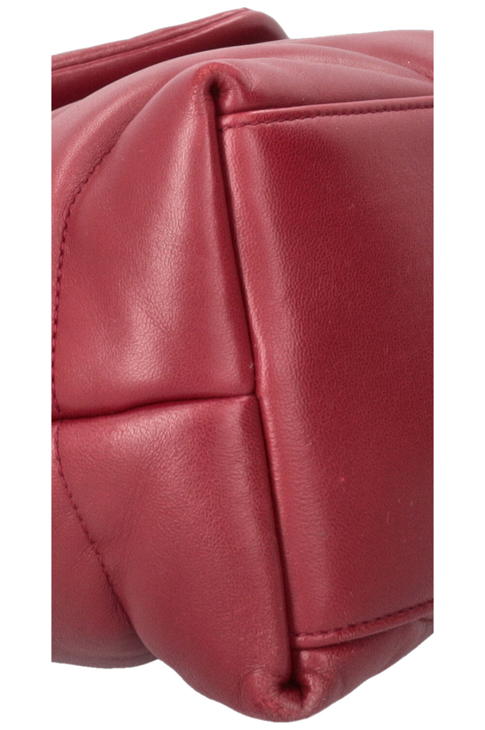 SAINT LAURENT Loulou Puffer Bag Medium Burgundy