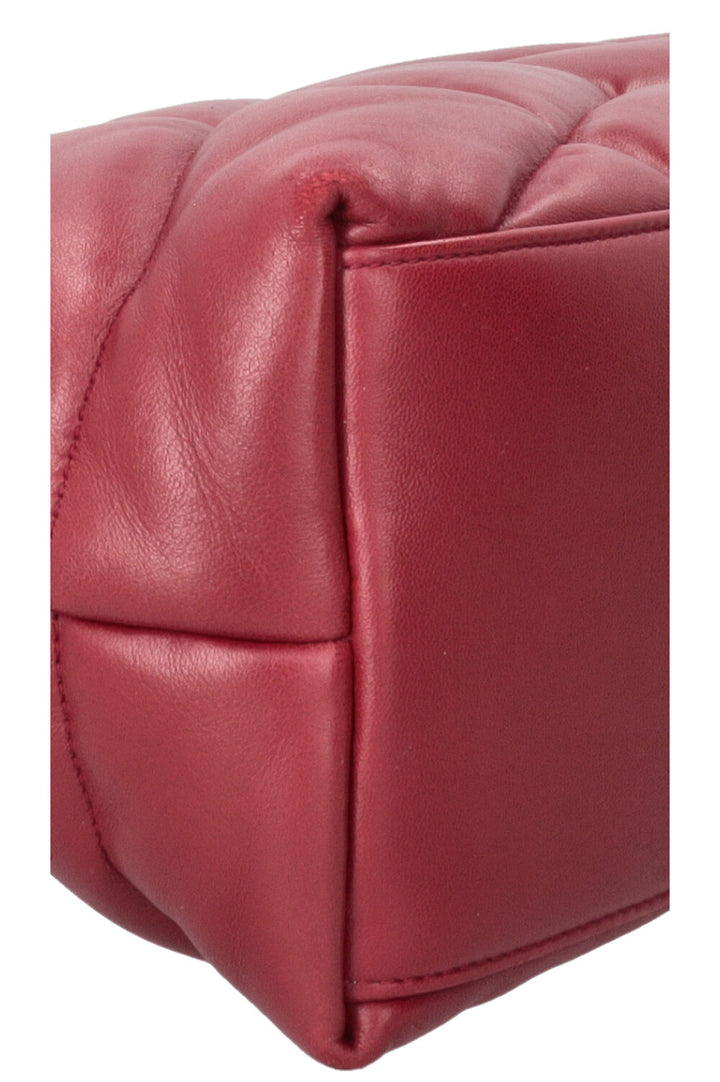 SAINT LAURENT Loulou Puffer Bag Medium Burgundy