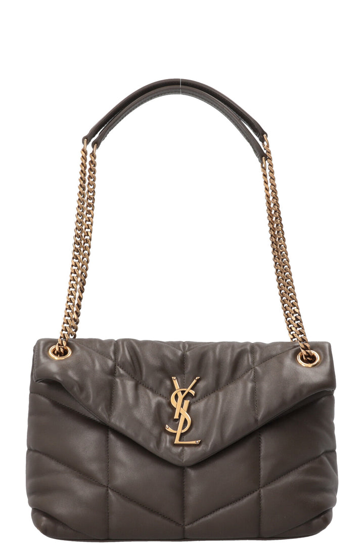 SAINT LAURENT Loulou Puffer Medium Bag Light Musk