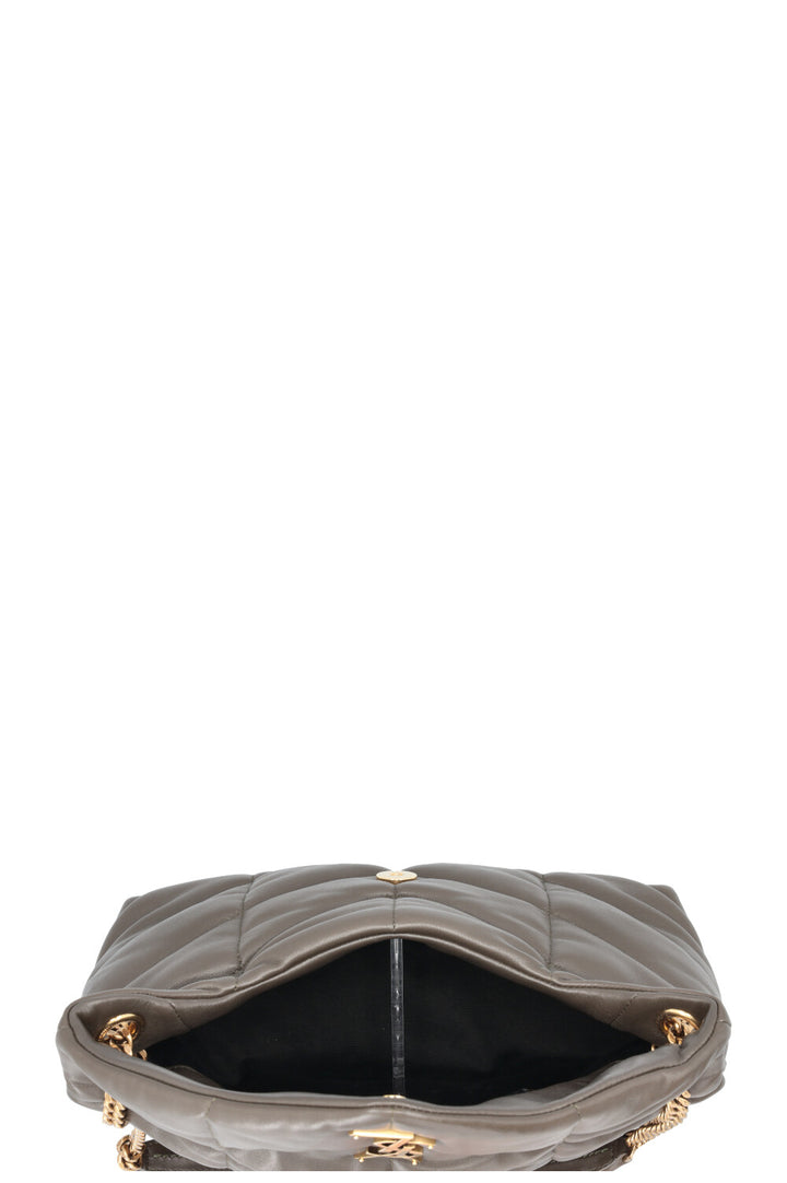 SAINT LAURENT Loulou Puffer Medium Bag Light Musk