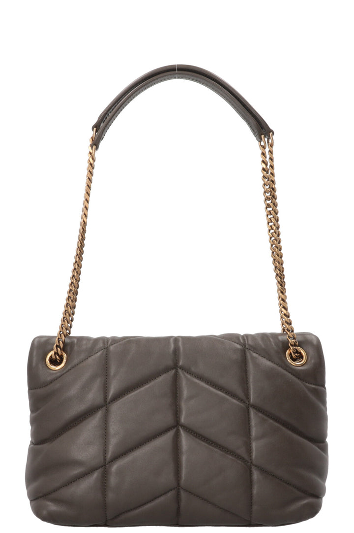 SAINT LAURENT Loulou Puffer Medium Bag Light Musk