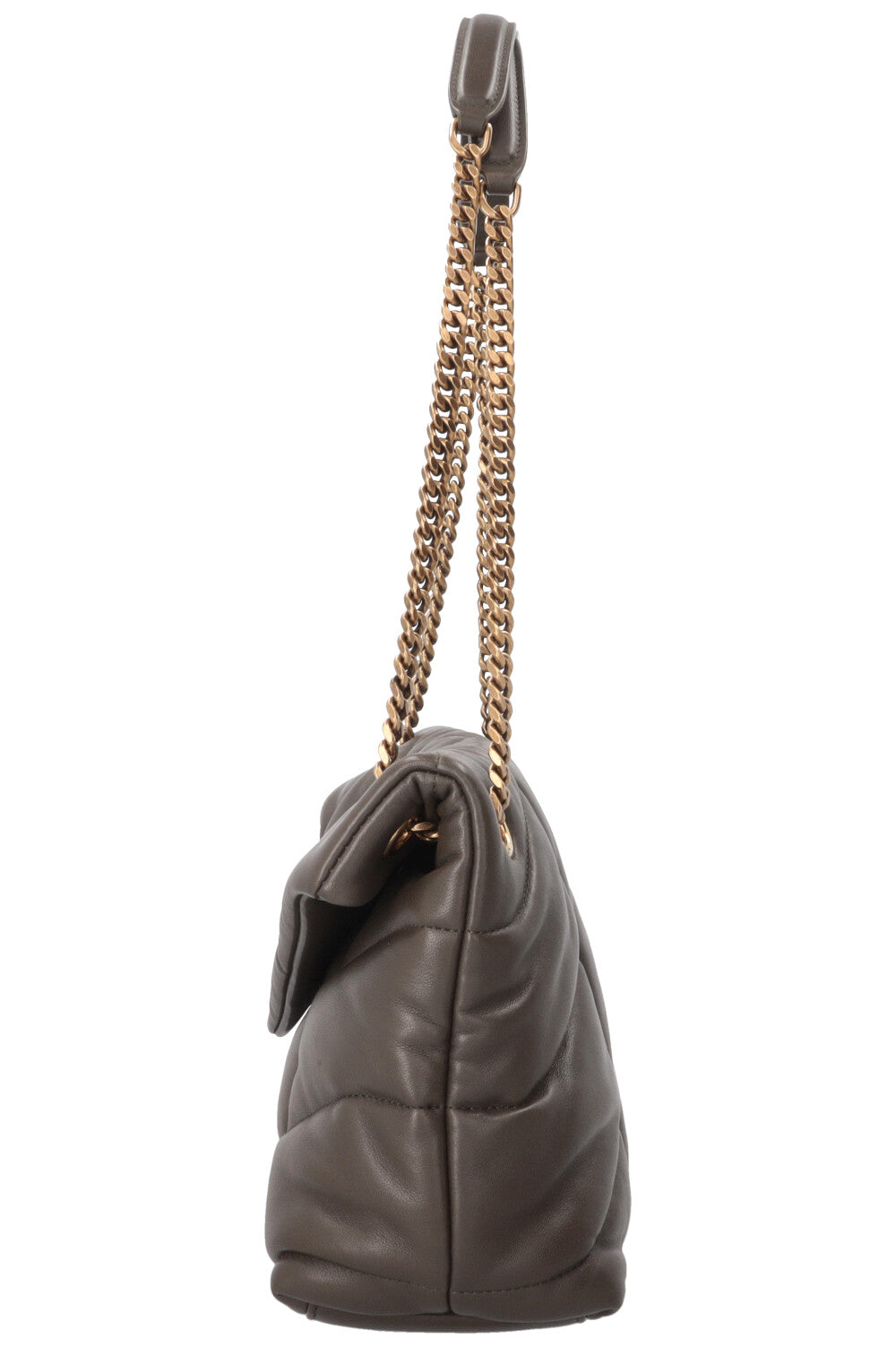 SAINT LAURENT Loulou Puffer Medium Bag Light Musk