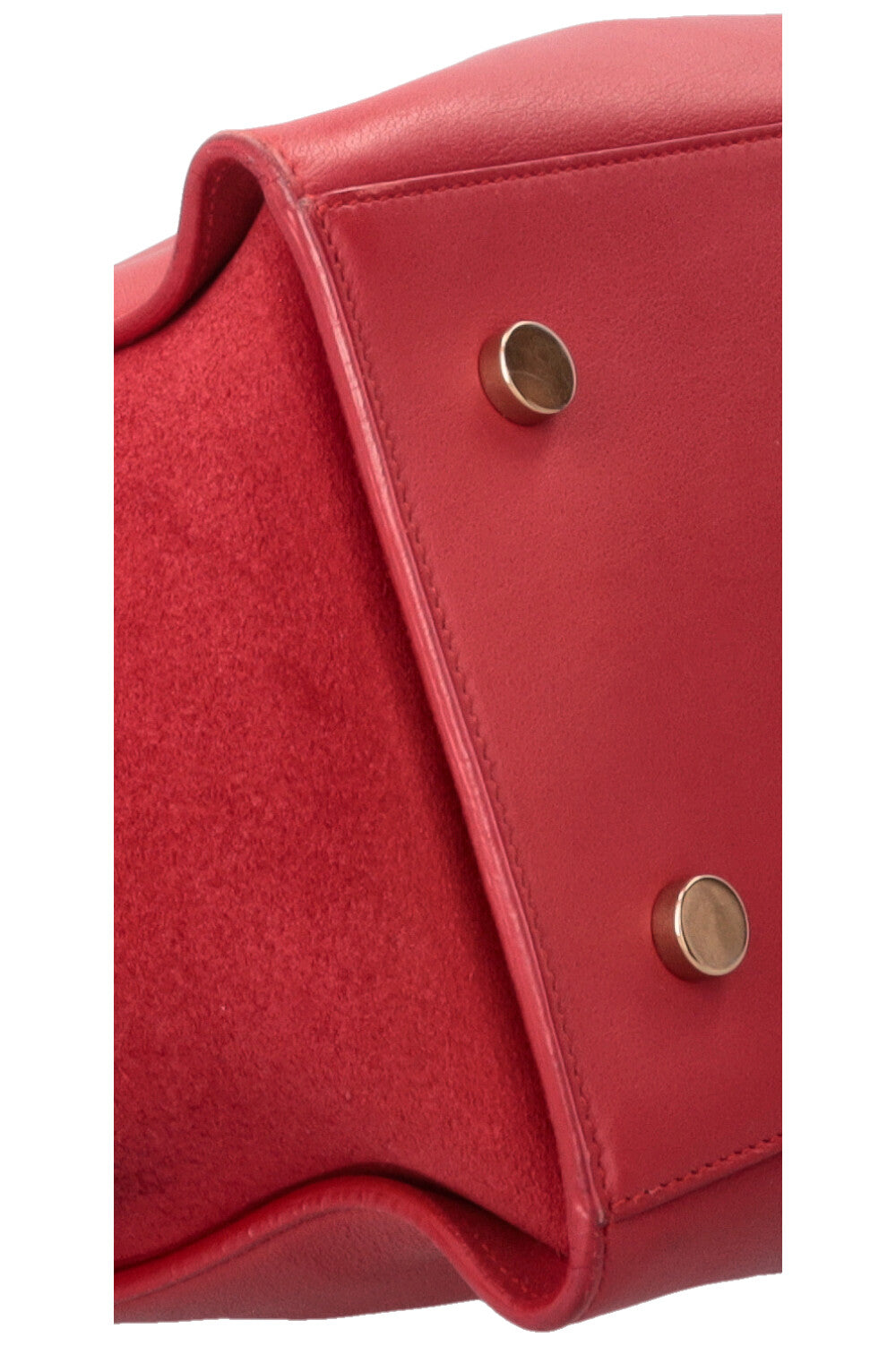 SAINT LAURENT Cabas Monogramme Sac Cuir Rouge