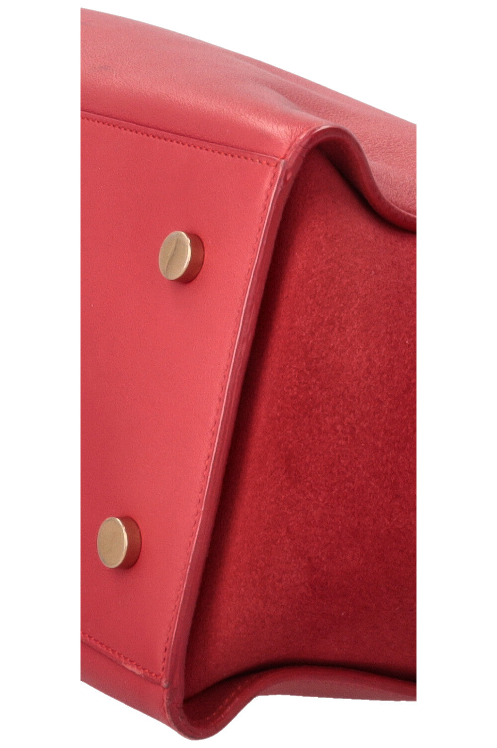 SAINT LAURENT Cabas Monogramme Sac Cuir Rouge