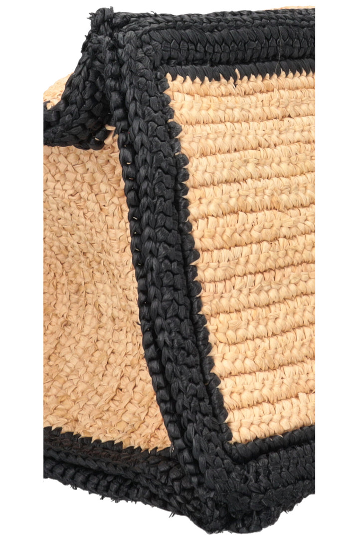 SAINT LAURENT Rive Gauche Tote Large Raffia Natural