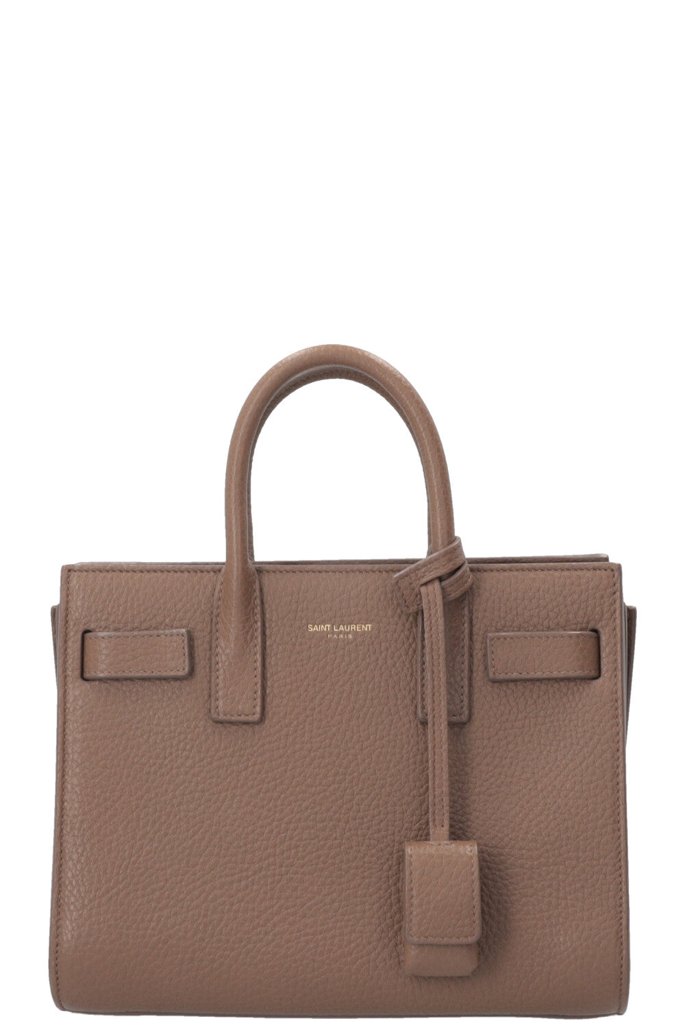 SAINT LAURENT Sac Du Jour Nano Cuir Taupe