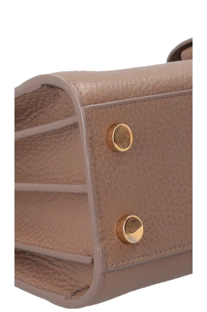 SAINT LAURENT Sac Du Jour Nano Cuir Taupe