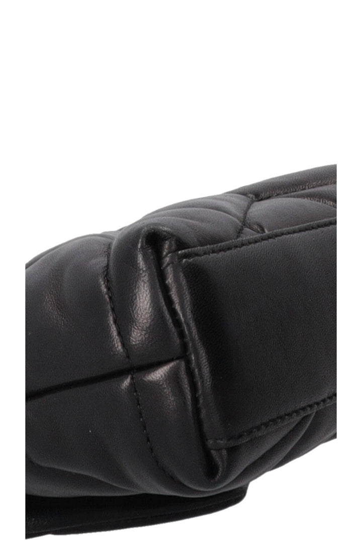 SAINT LAURENT Small Puffer Loulou Pouch Black
