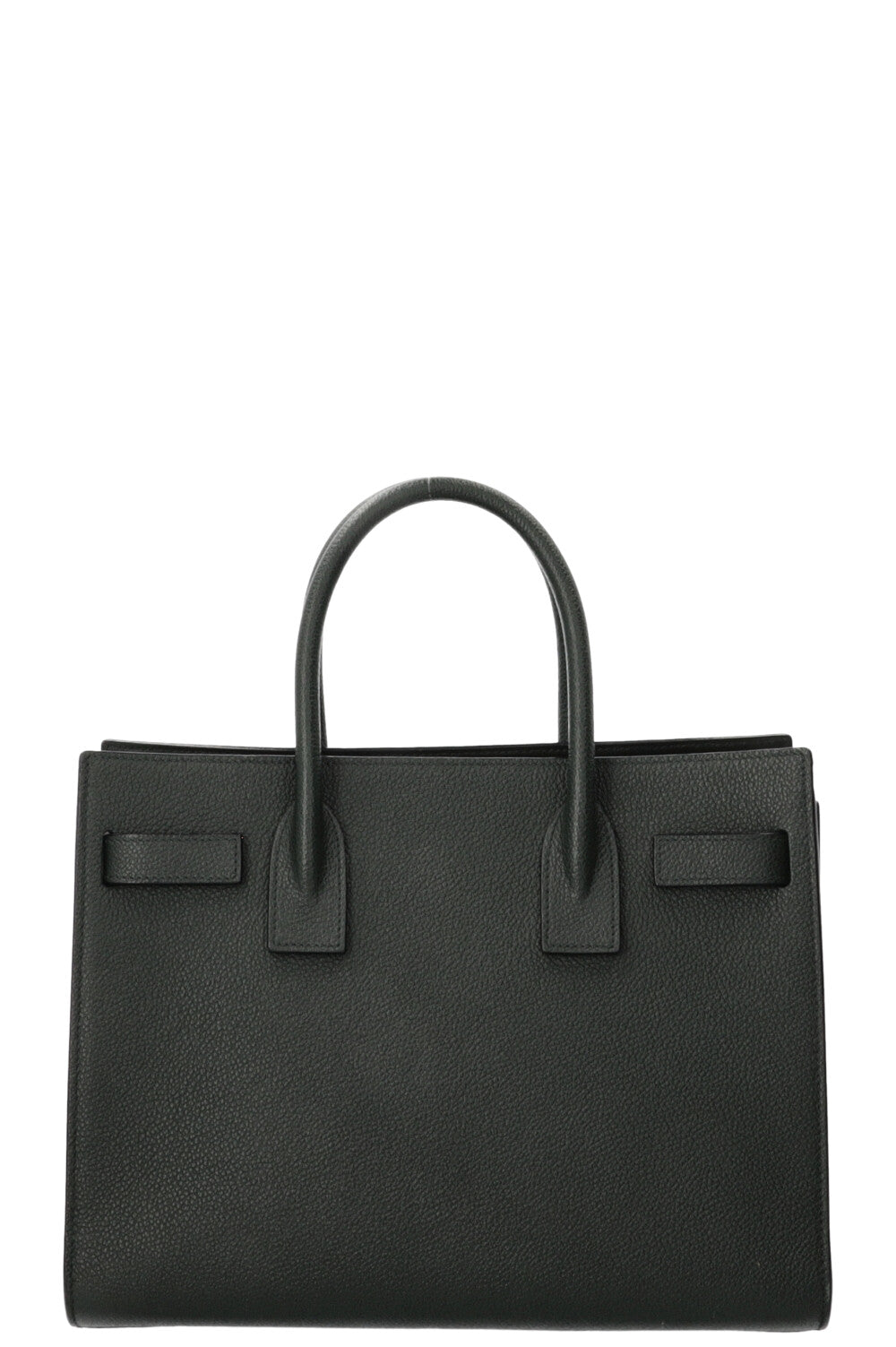 SAINT LAURENT Small Sac de Jour Leather Green