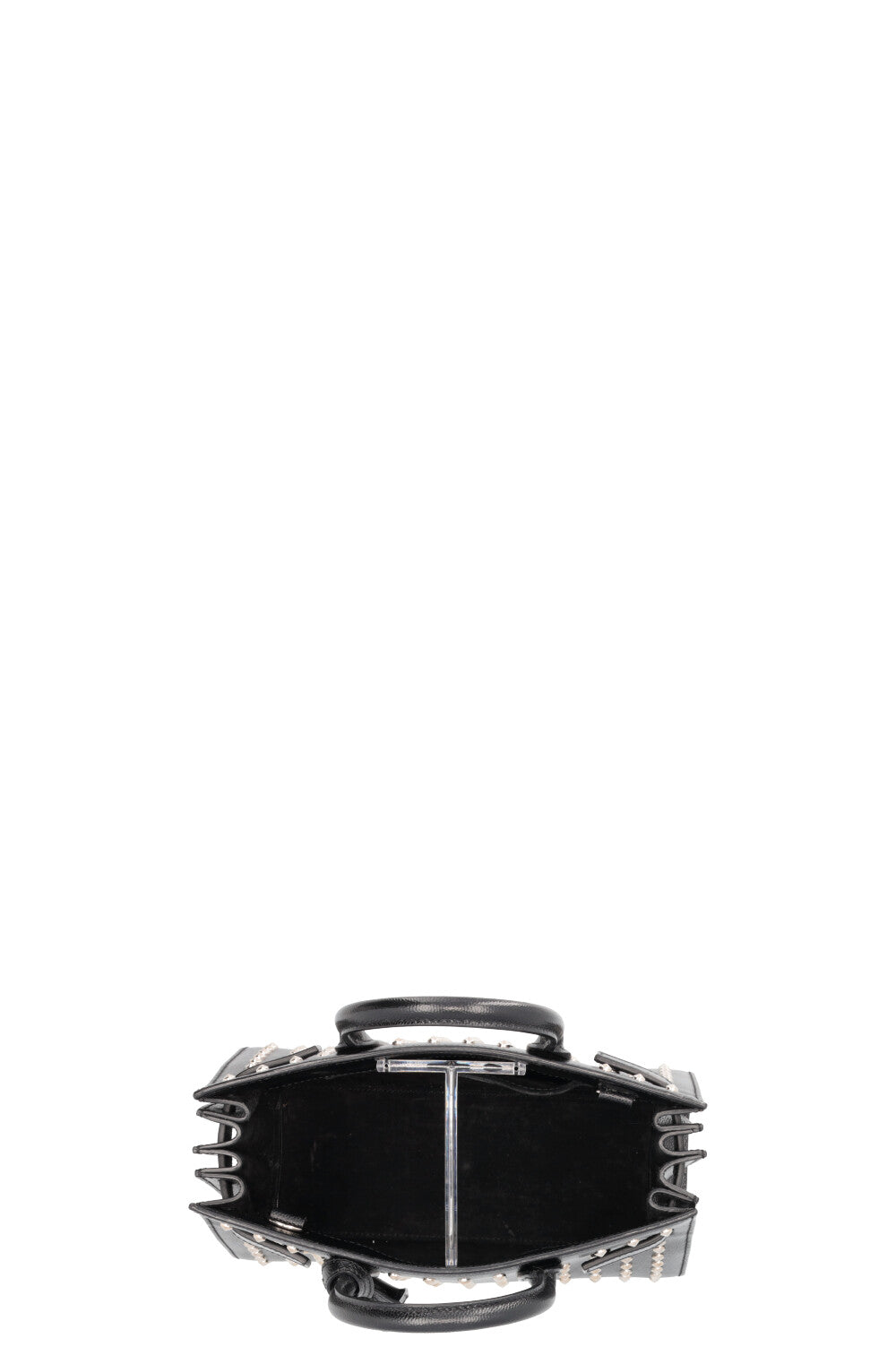 SAINT LAURENT Studded Sac de Jour Nano Black