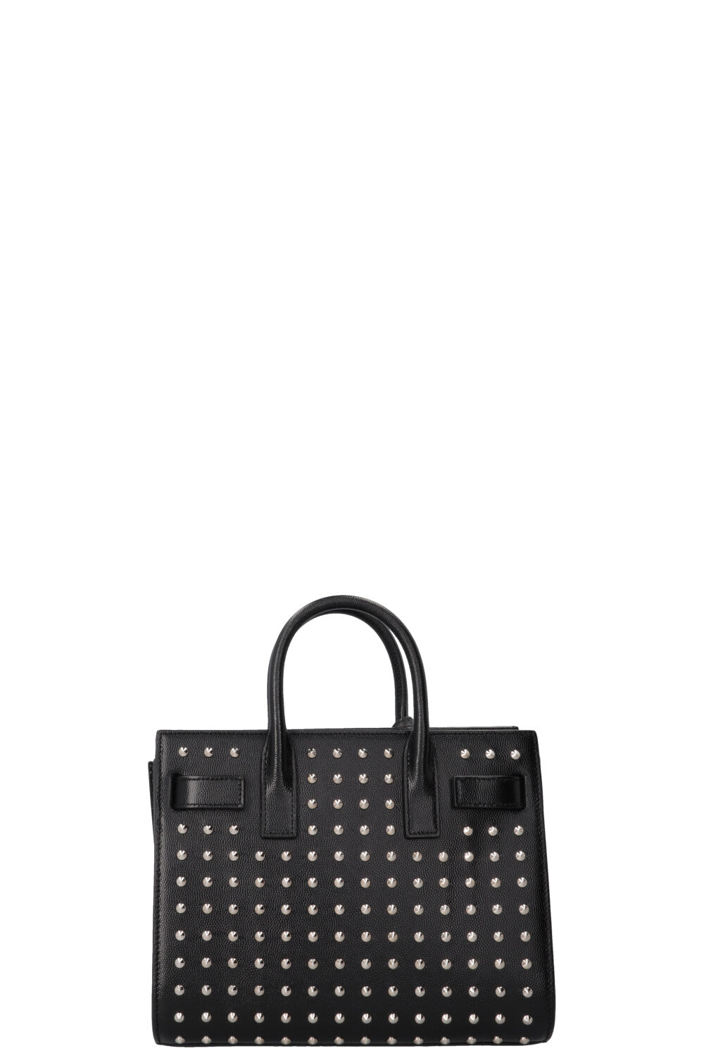 SAINT LAURENT Studded Sac de Jour Nano Black