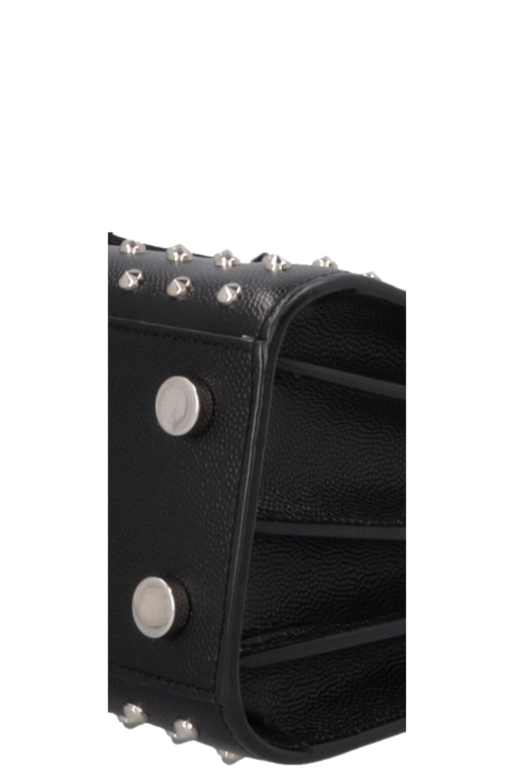 SAINT LAURENT Studded Sac de Jour Nano Black