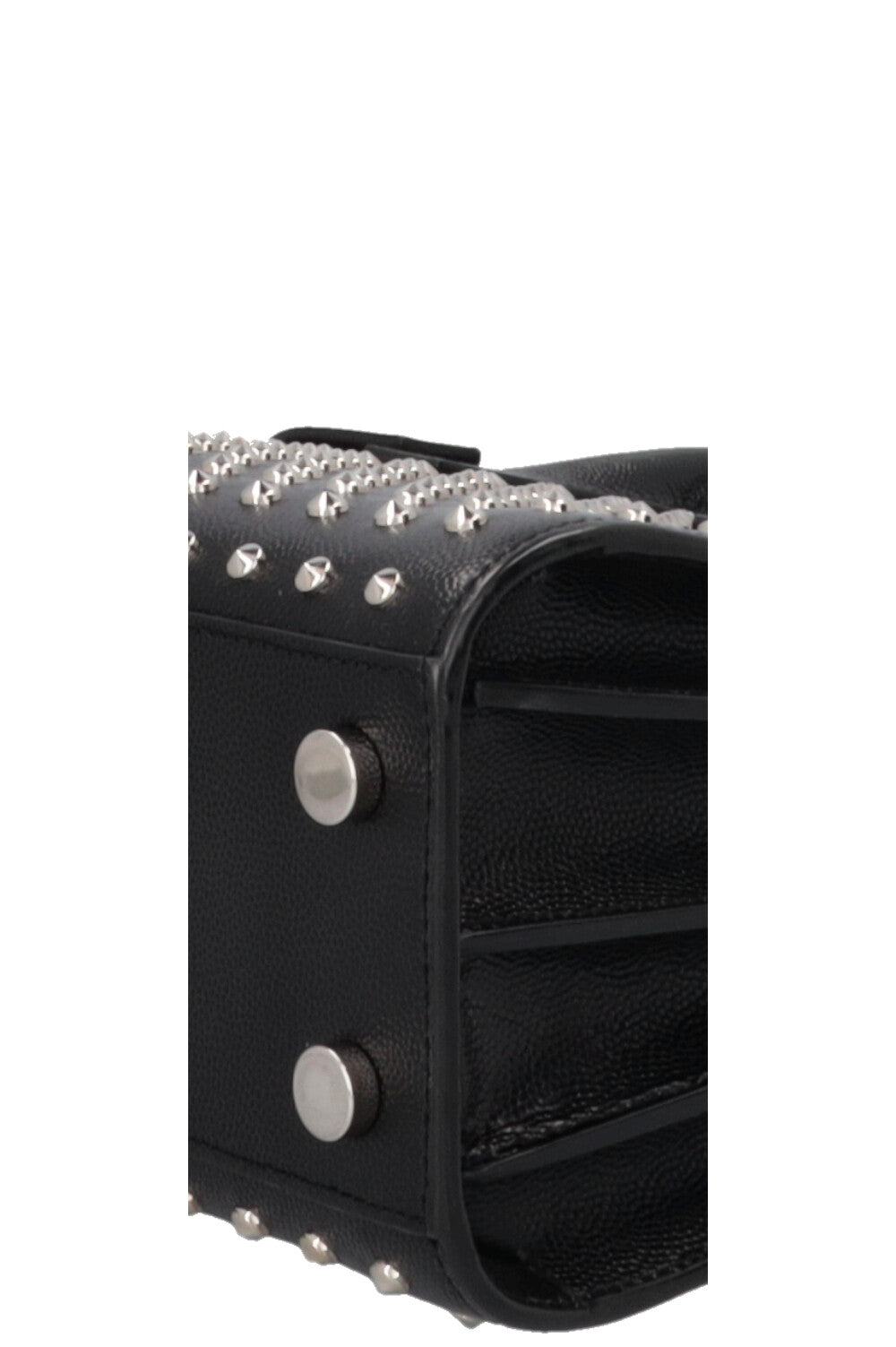 SAINT LAURENT Studded Sac de Jour Nano Black