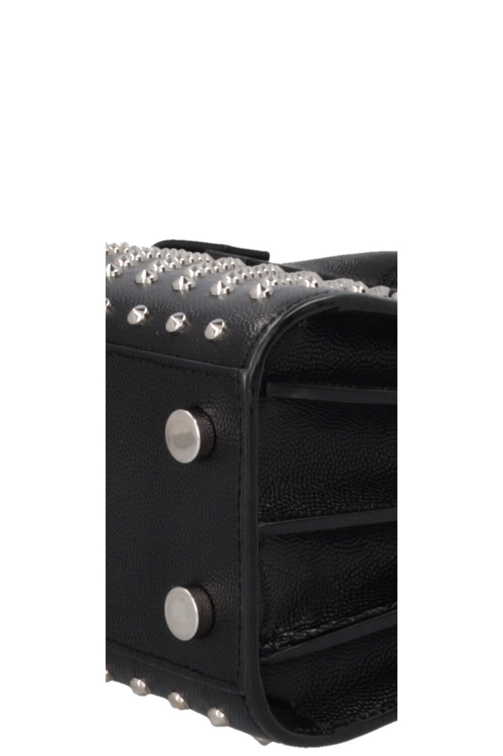 SAINT LAURENT Studded Sac de Jour Nano Black
