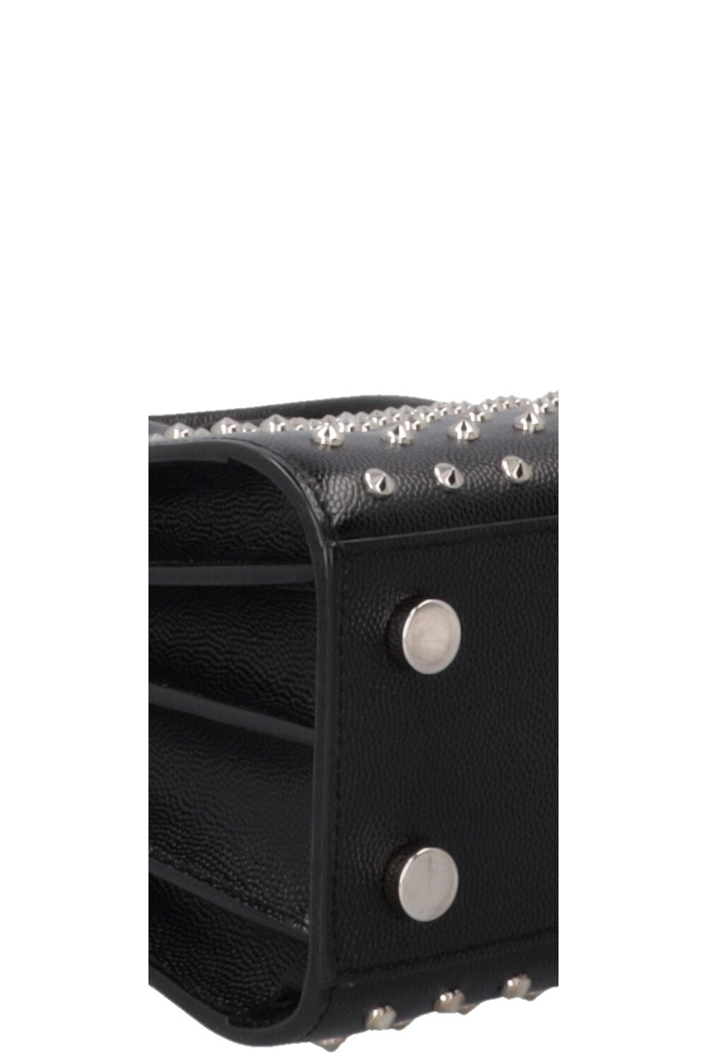 SAINT LAURENT Studded Sac de Jour Nano Black