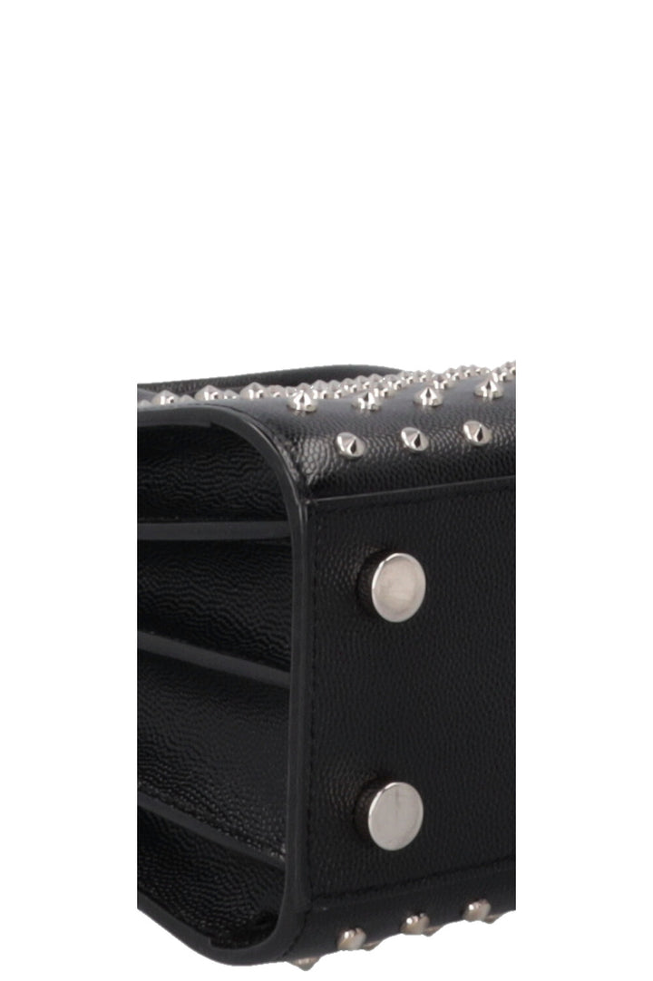 SAINT LAURENT Studded Sac de Jour Nano Black
