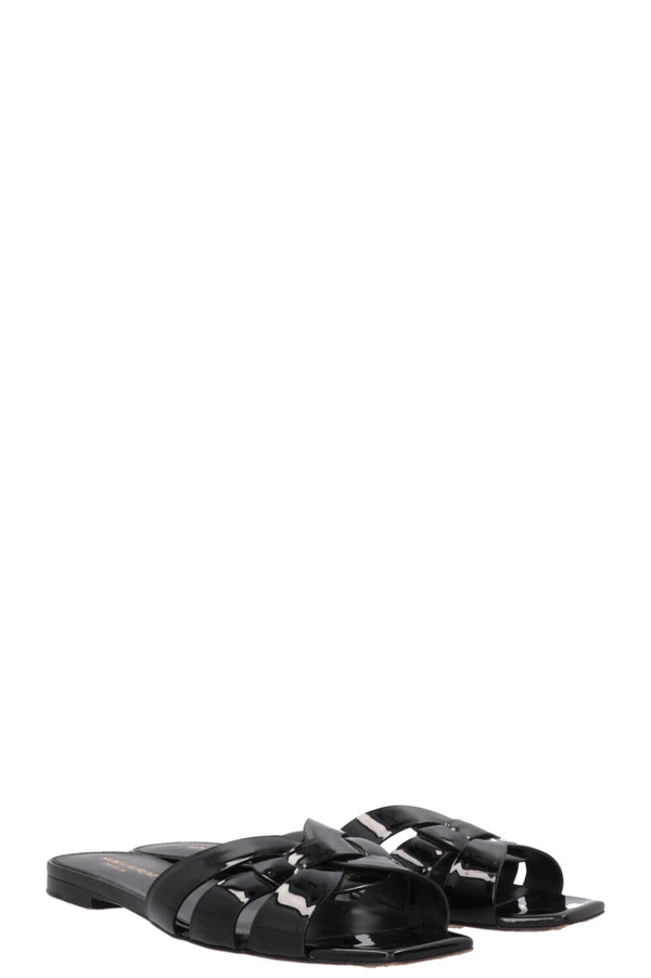 SAINT LAURENT Tongs Tribute noires