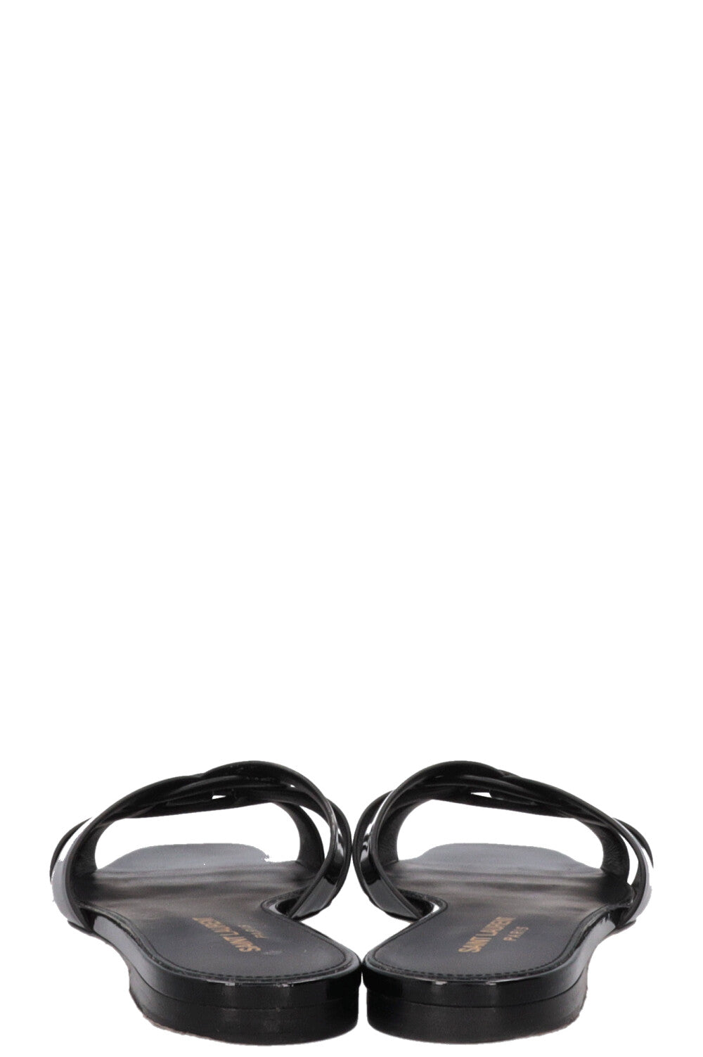 SAINT LAURENT Tribute Slides Black