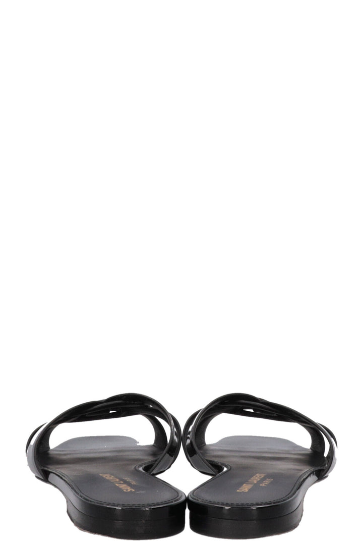 SAINT LAURENT Tribute Slides Black