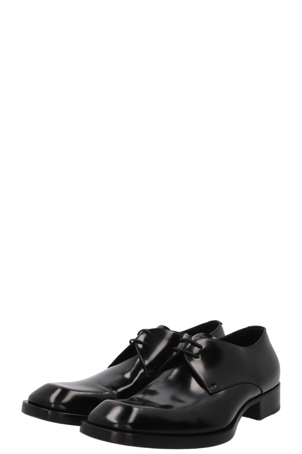 SAINT LAURENT Chaussures Richelieu Vadim en cuir noir
