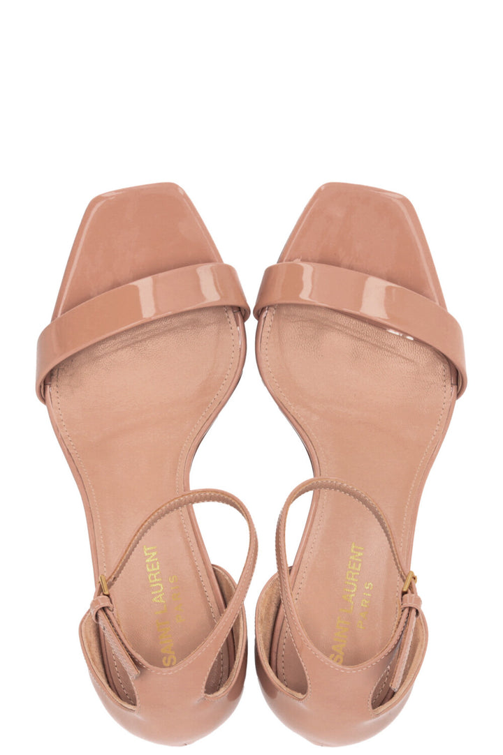 SAINT LAURENT Amber 105 Heels Patent Nude