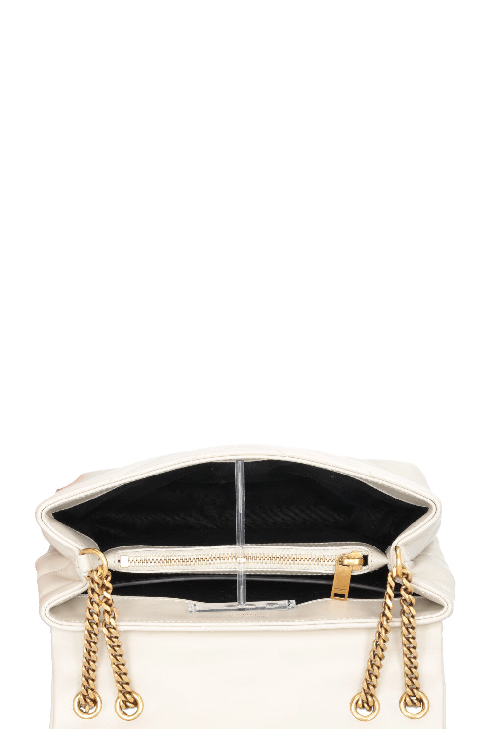 SAINT LAURENT Sac LouLou Petit Cuir Ivoire