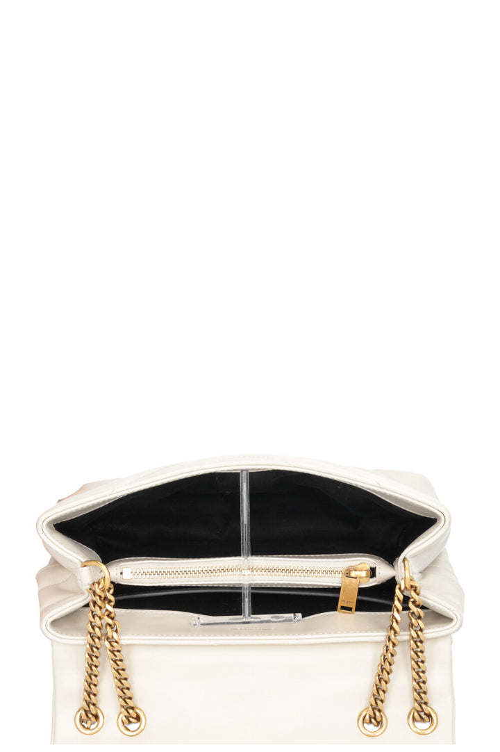 SAINT LAURENT Sac LouLou Petit Cuir Ivoire