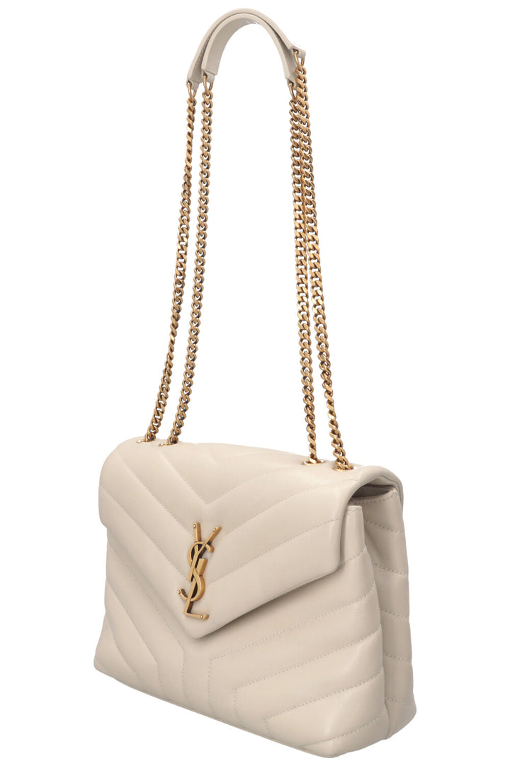 SAINT LAURENT Sac LouLou Petit Cuir Ivoire
