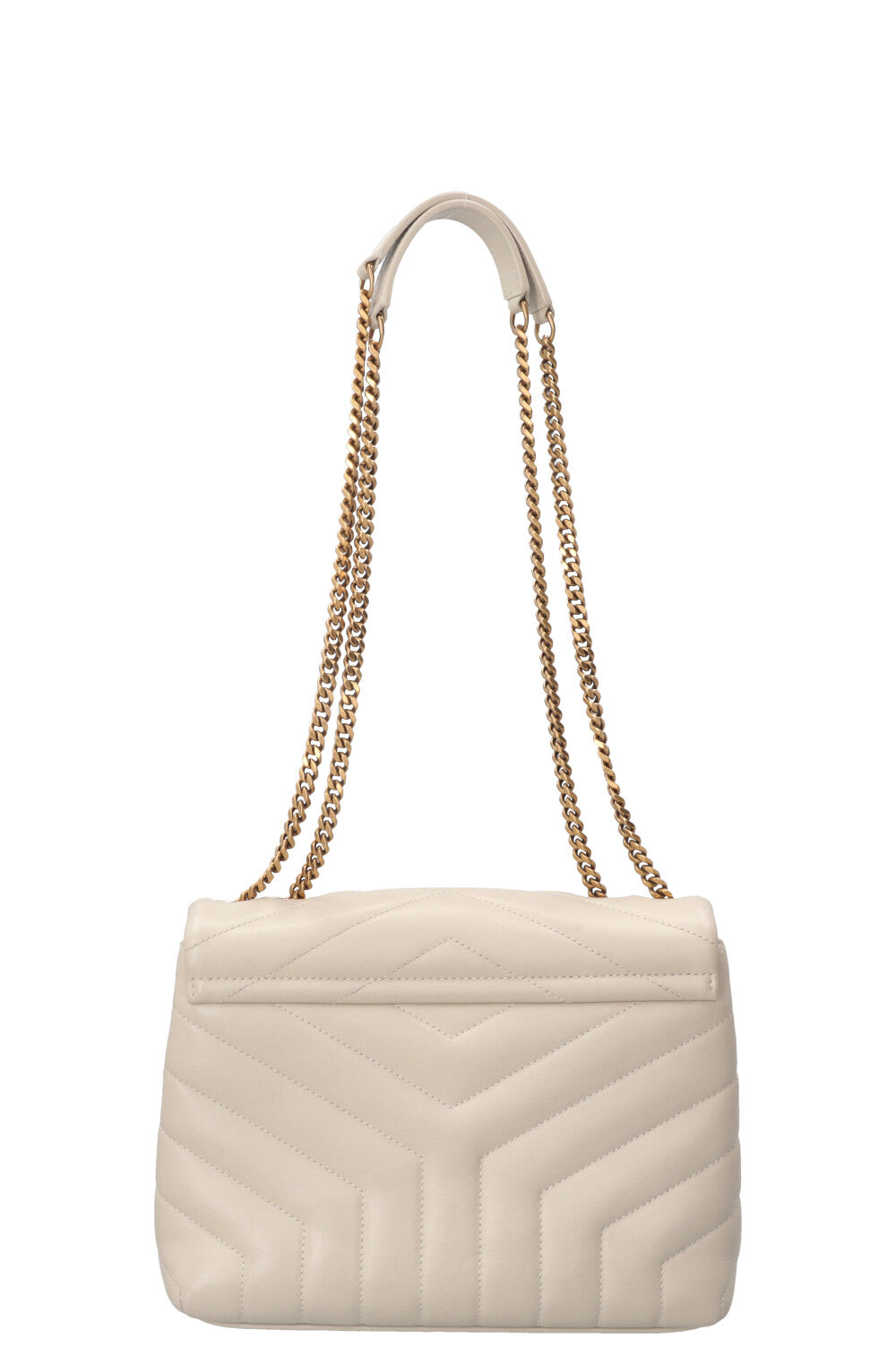SAINT LAURENT Sac LouLou Petit Cuir Ivoire