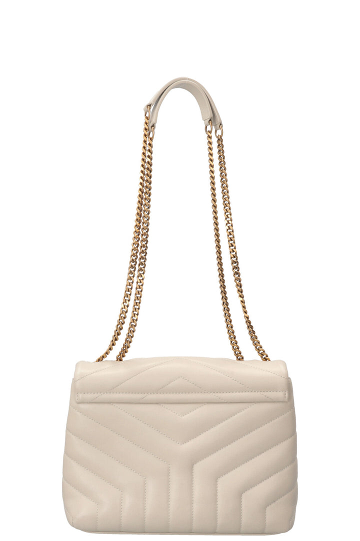 SAINT LAURENT Sac LouLou Petit Cuir Ivoire
