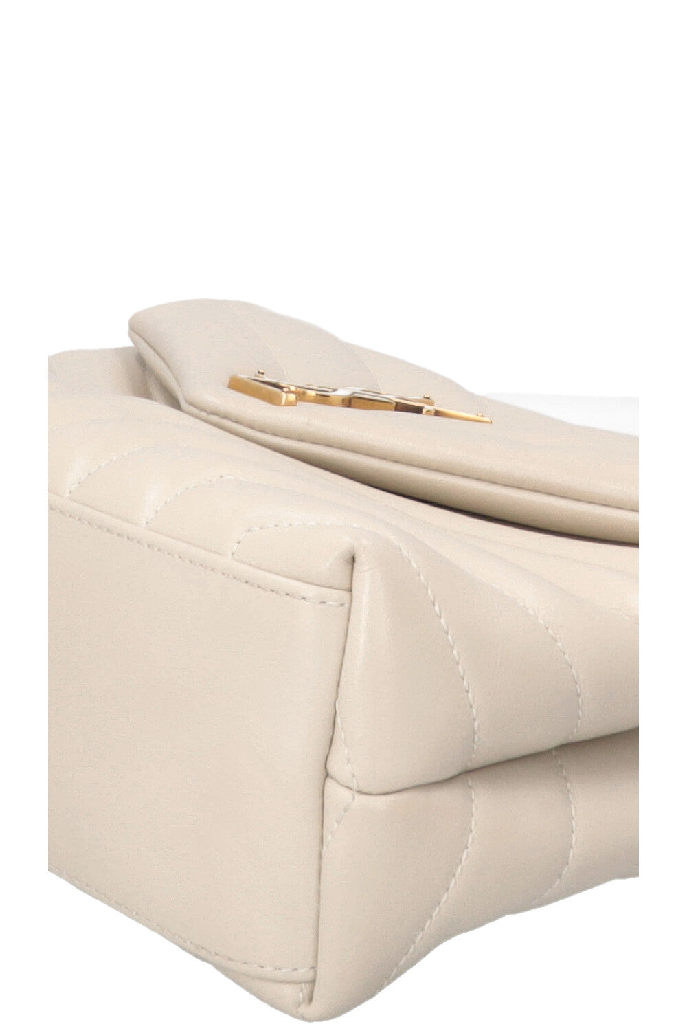SAINT LAURENT Sac LouLou Petit Cuir Ivoire
