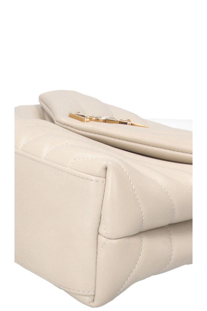 SAINT LAURENT Sac LouLou Petit Cuir Ivoire