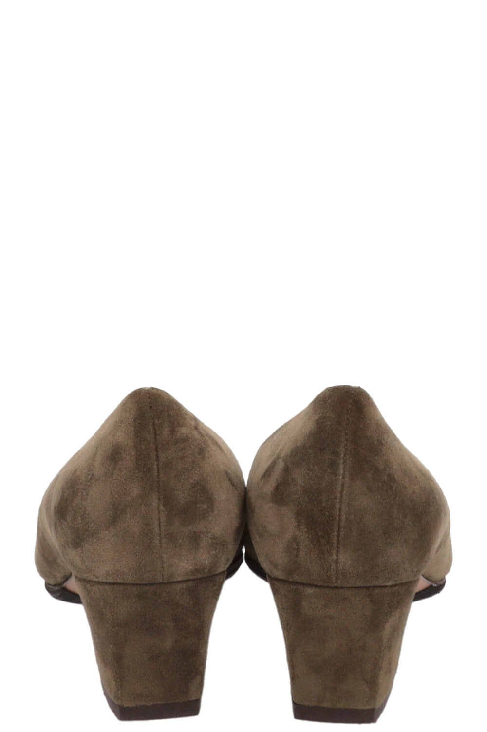 SALVATORE FERRAGAMO Germaine 1968 Escarpins Daim Vert