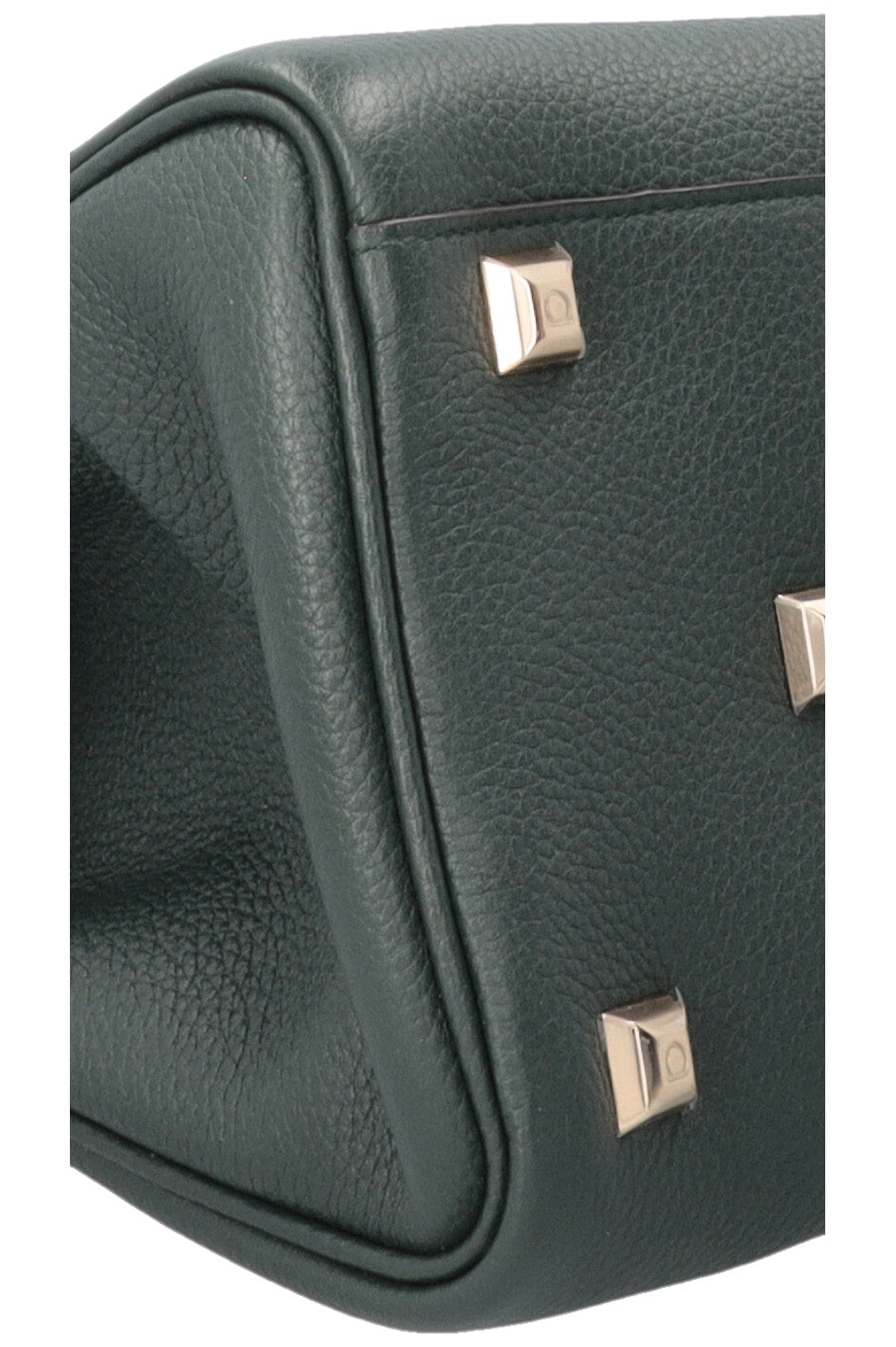 SALVATORE FERRAGAMO Medium Studio Hand Bag Moss Green