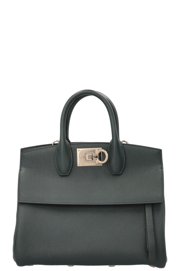 SALVATORE FERRAGAMO Sac Studio moyen vert mousse