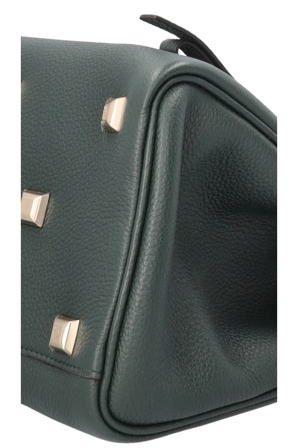 SALVATORE FERRAGAMO Medium Studio Hand Bag Moss Green