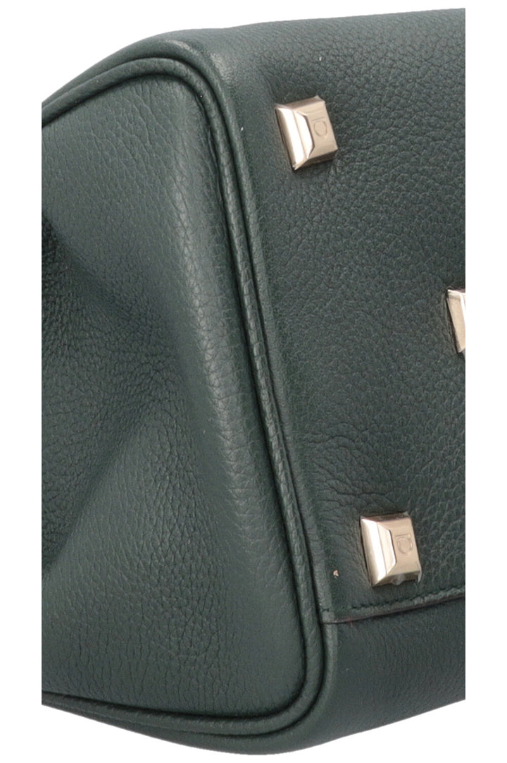 SALVATORE FERRAGAMO Medium Studio Hand Bag Moss Green