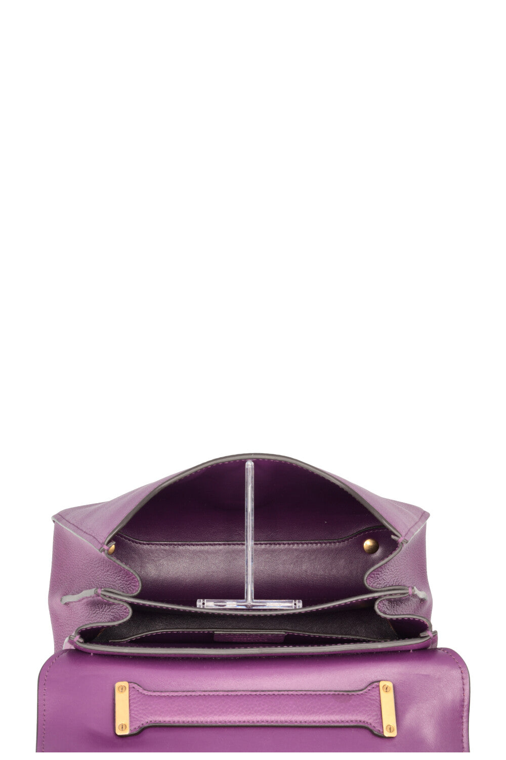 SALVATORE FERRAGAMO Small Margot Bag Leather Purple
