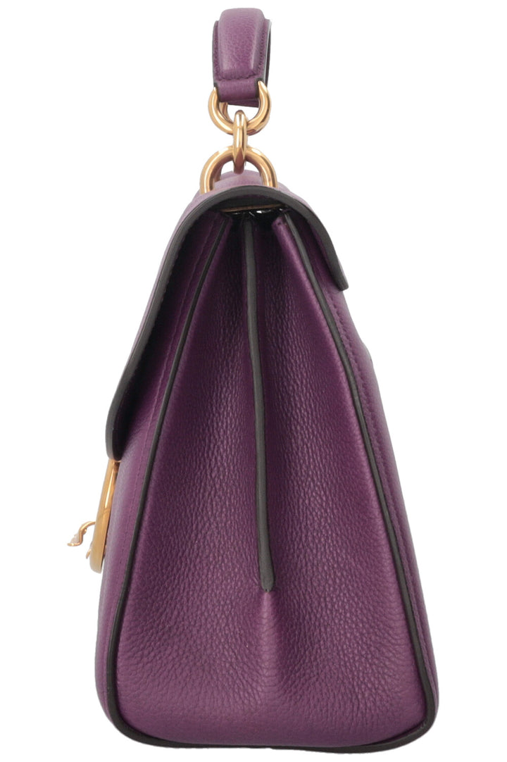 SALVATORE FERRAGAMO Small Margot Bag Leather Purple