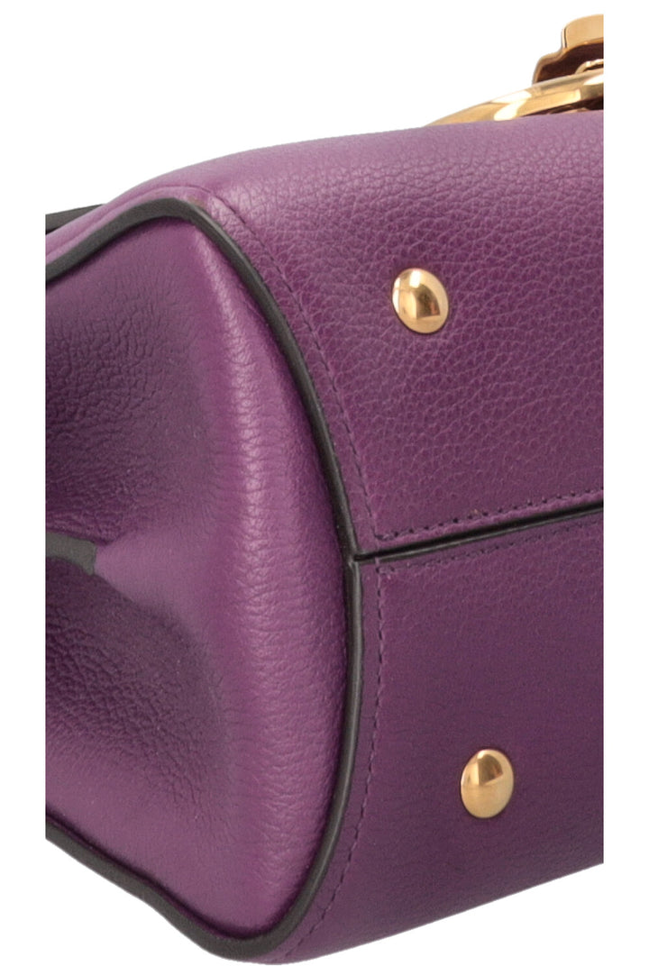 SALVATORE FERRAGAMO Small Margot Bag Leather Purple