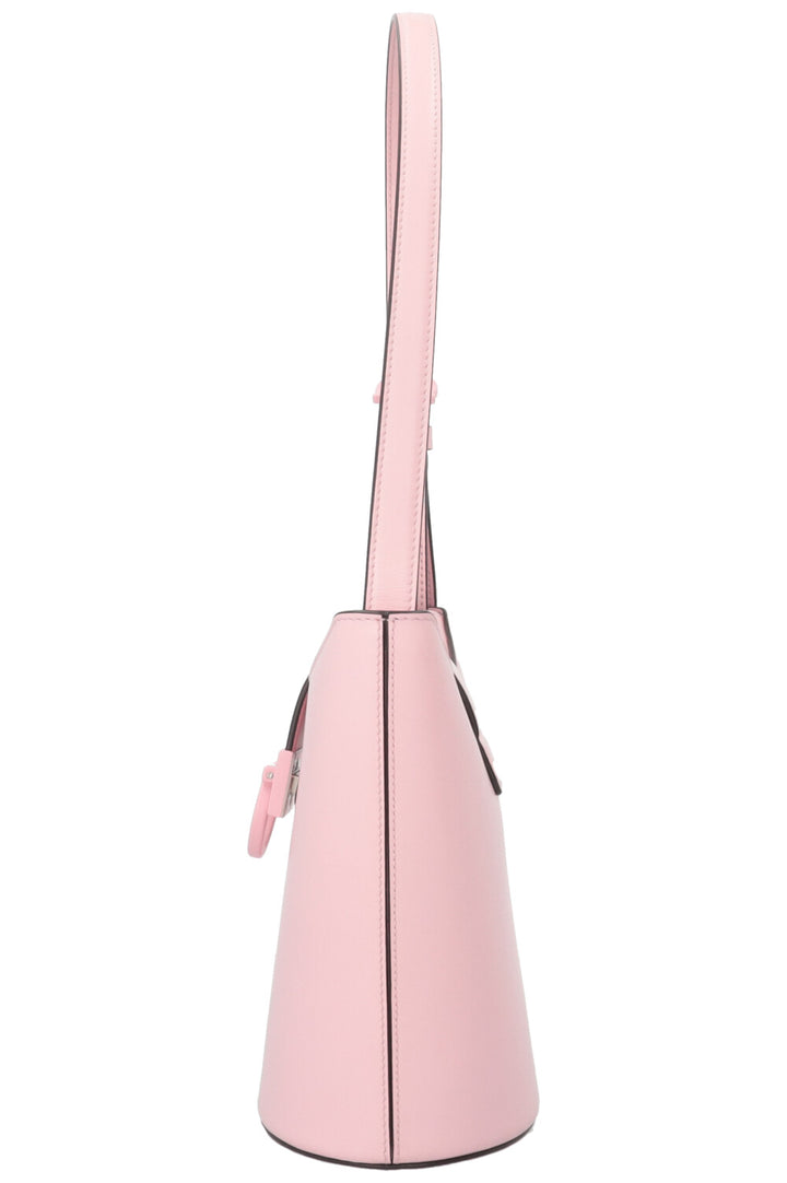 SALVATORE FERRAGAMO Trifolio Small Bucket Bag Leather Pink