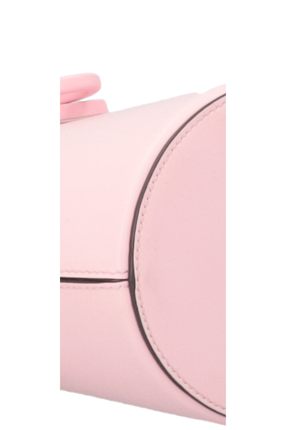 SALVATORE FERRAGAMO Trifolio Small Bucket Bag Leather Pink