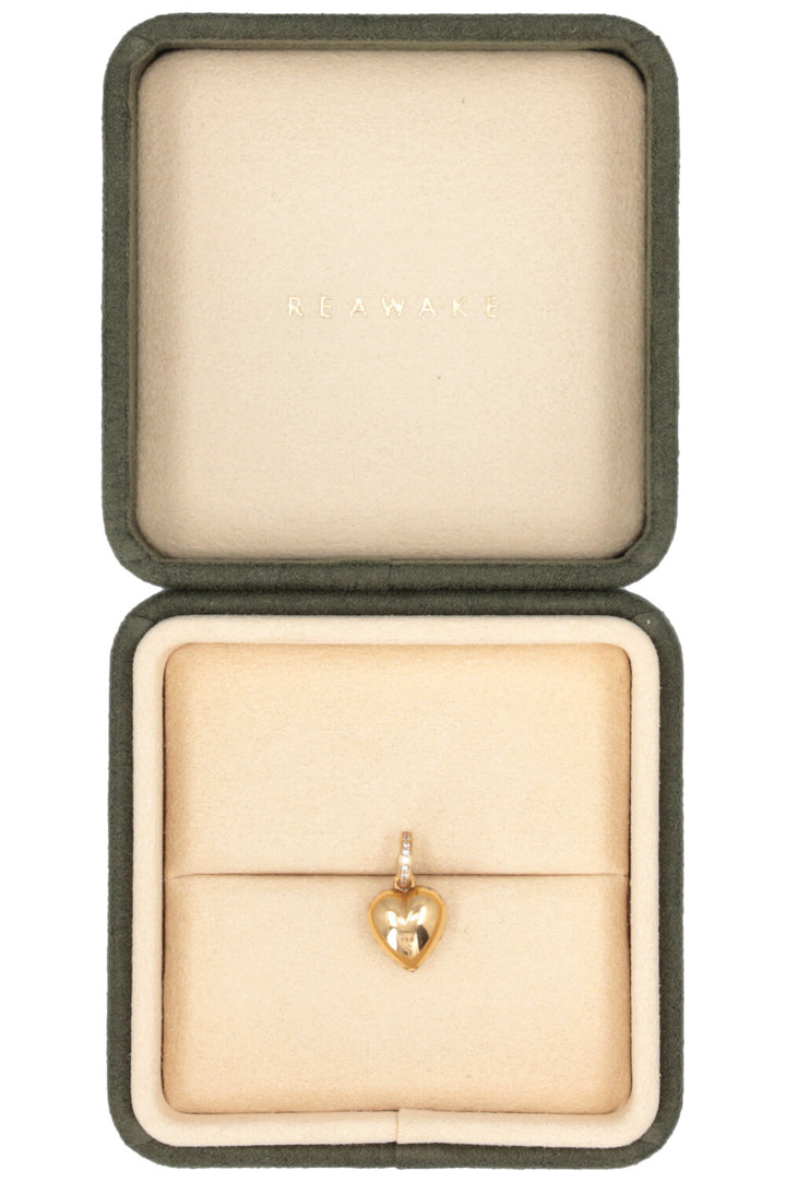 Pendentif Cœur SÉVIGNÉ en Or Jaune 18 carats Diamants Or