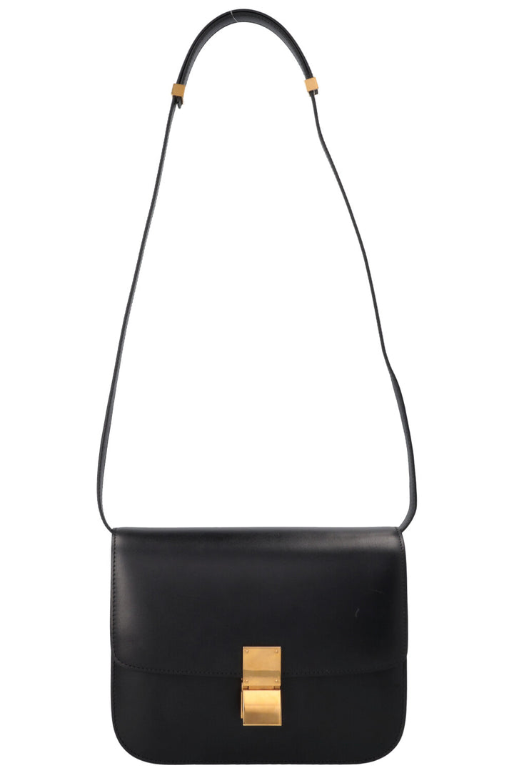 CÉLINE Sac bandoulière Classic Medium Box noir