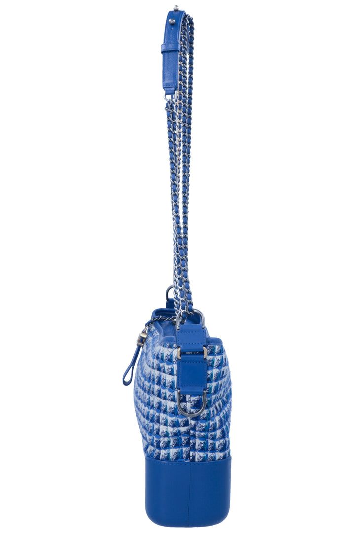 CHANEL Medium Gabrielle Bag Tweed Blue