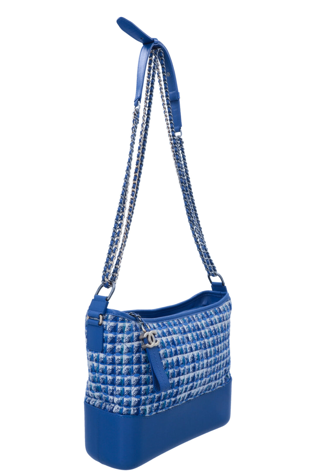 CHANEL Medium Gabrielle Bag Tweed Blue